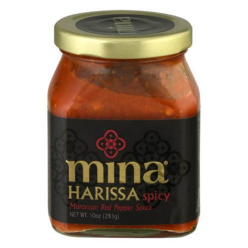 Mina Harissa Red Pepper Sauce, Moroccan, Spicy