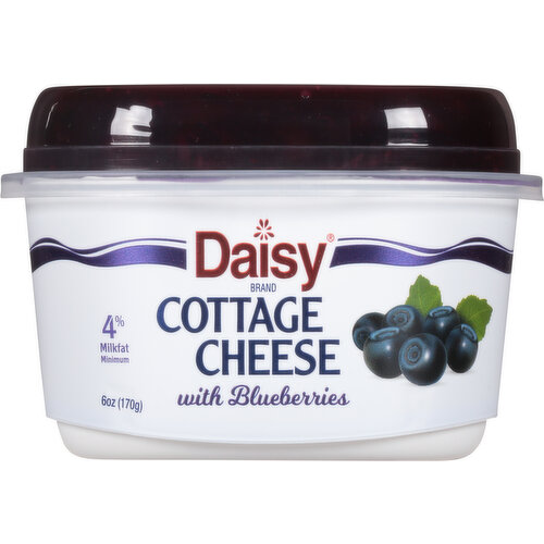 Daisy Cottage Cheese, with Blueberries, 4% Milkfat Minimum