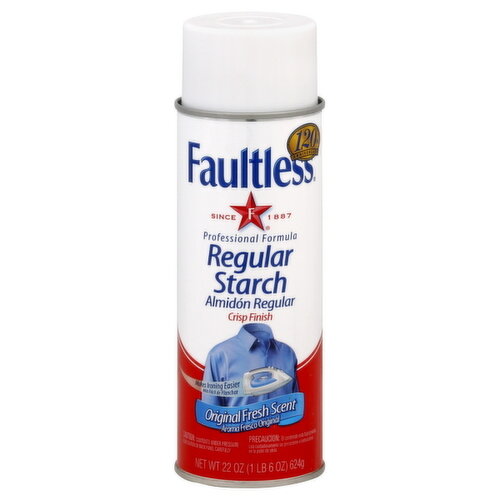 Buy Faultless Original Fresh Scent Regular Starch Spray 585 ml