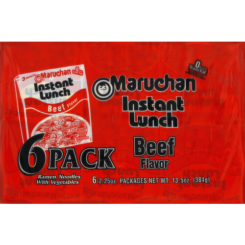 Maruchan Ramen Noodles, with Vegetables, Beef Flavor