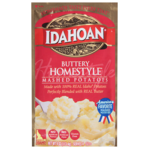 Idahoan Mashed Potatoes, Buttery Homestyle