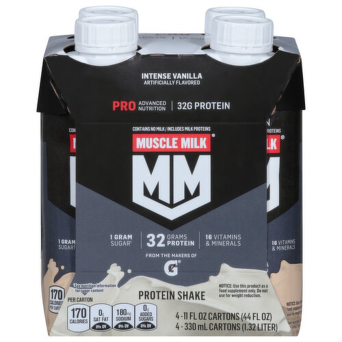 Muscle Milk Protein Shake, Intense Vanilla