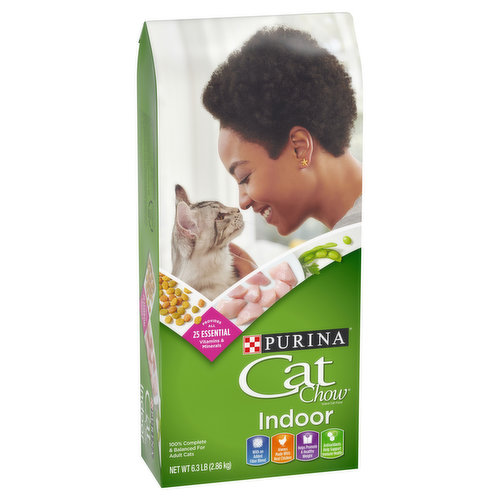 Cat Chow Cat Food, Indoor, Hairball + Healthy Weight