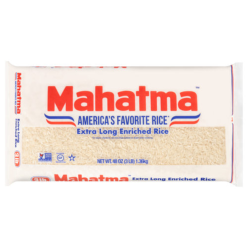 Mahatma Rice, Enriched, Extra Long