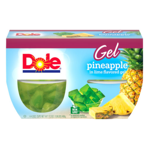Dole Pineapple in Lime Flavored Gel