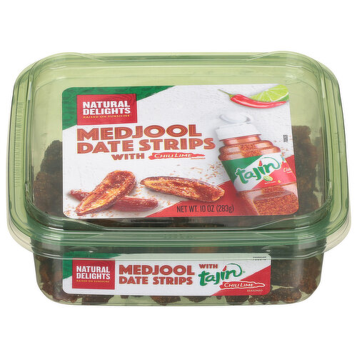 Natural Delights Medjool Date Strips, Chili Lime Seasoned