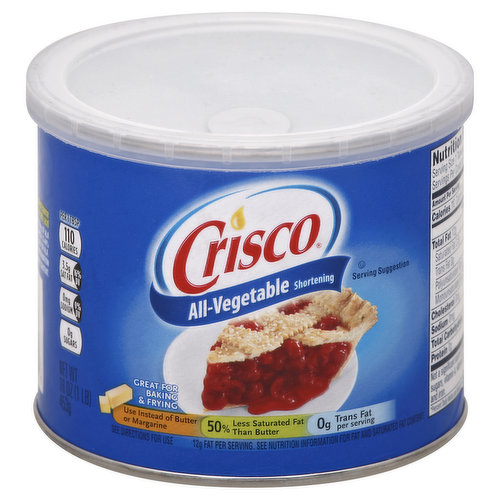 Crisco Shortening, All-Vegetable