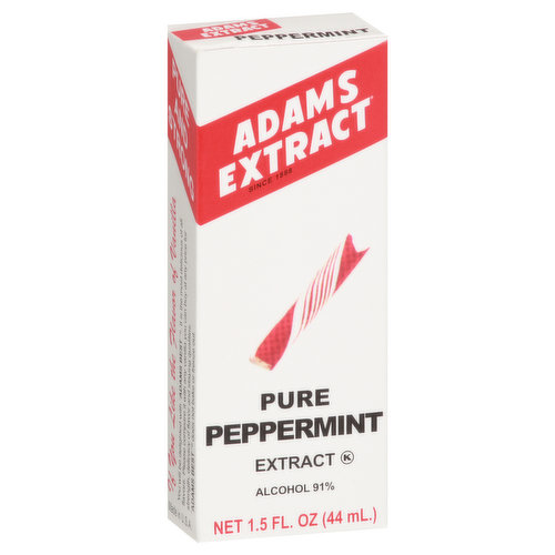 Adams Extract Extract, Peppermint, Pure