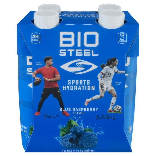 Biosteel Sports Hydration, Blue Raspberry Flavor, Zero Sugar