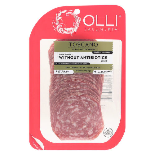 Olli Salumeria Salami, Fennel Pollen, Toscano