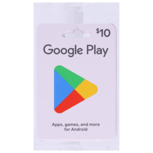 Google Play Gift Card, $10