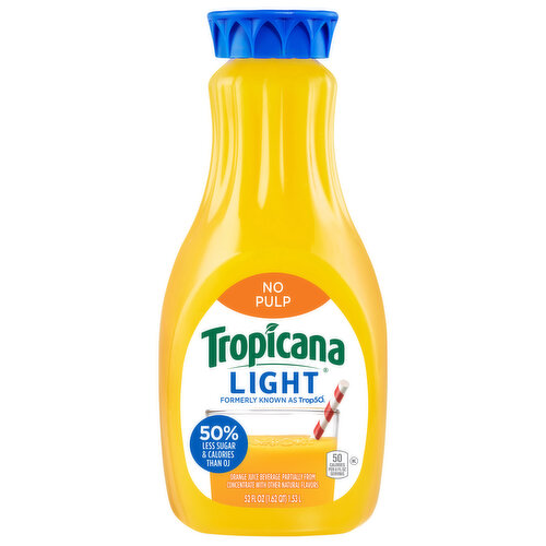 Tropicana Orange Juice, No Pulp