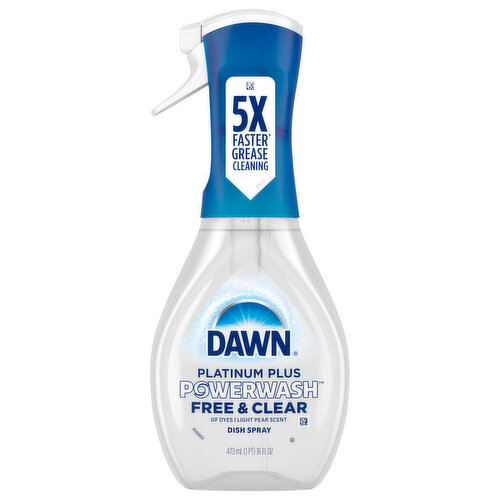 Dawn Dish Spray, Light Pear Scent, Platinum Plus