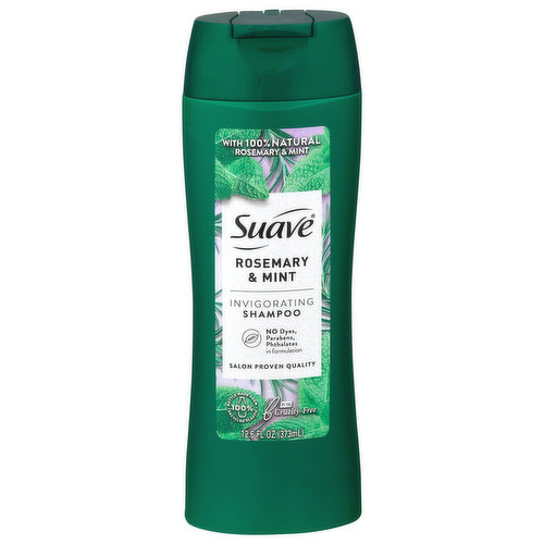 Suave Shampoo, Rosemary & Mint, Invigorating