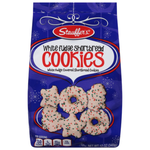 Stauffer's Cookies, White Fudge Shortbread