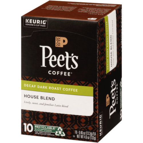 Peet's dark roast k cheap cups