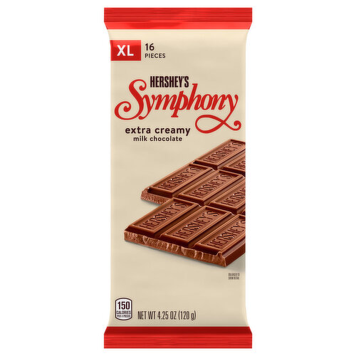 Hershey's Milk Chocolate, Symphony, Extra Creamy, XL