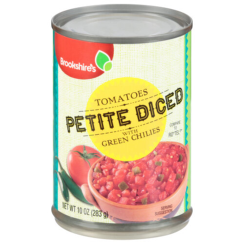 Brookshire's Petite Diced Tomatoes, With Green Chilies