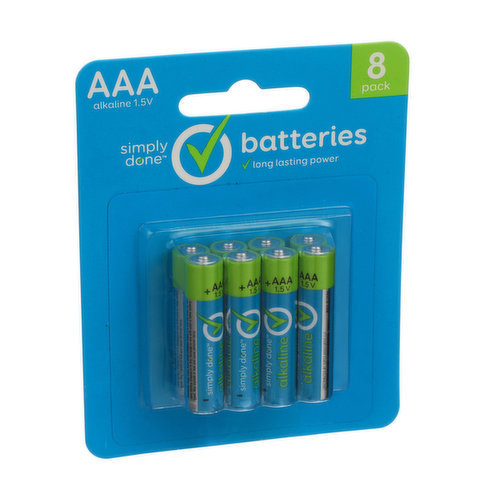 Simply Done AAA Alkaline 1.5V Batteries
