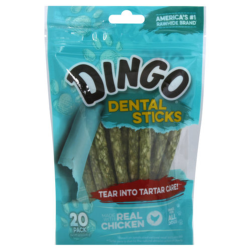 Dingo Dental Sticks, Real Chicken