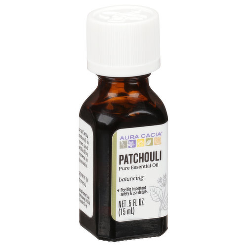 Aura Cacia Pure Essential Oil, Patchouli, Balancing