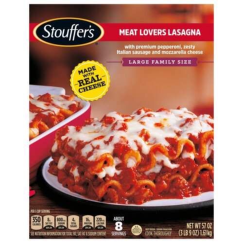 Stouffer's Meat Lovers Lasagna, Large Family Size