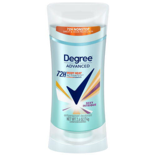 Degree Antiperspirant Deodorant, Sexy Intrigue, 72H Body Heat Activated