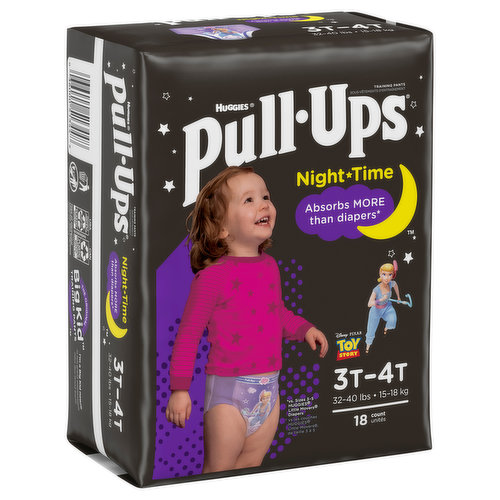  Pull-Ups Boys' Potty Training Pants, 3T-4T (32-40 lbs