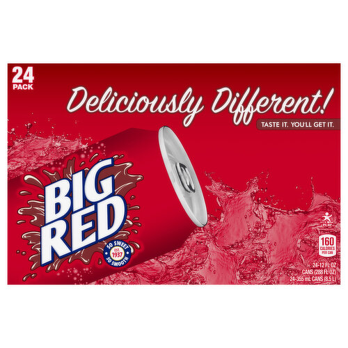 Big Red Soda, 24 Pack