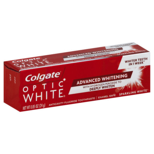 Colgate Toothpaste, Anticavity Fluoride, Sparkling White