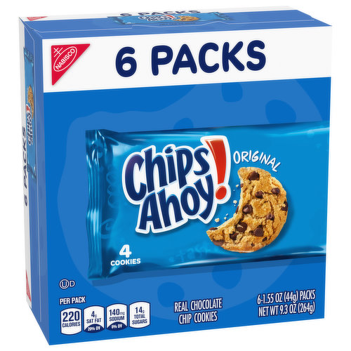 CHIPS AHOY! Original Chocolate Chip Cookies - 3 Pack (18.2 Ounce)