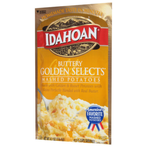 Idahoan Butter & Herb Mashed Family size, 8 oz (Pack of 8)