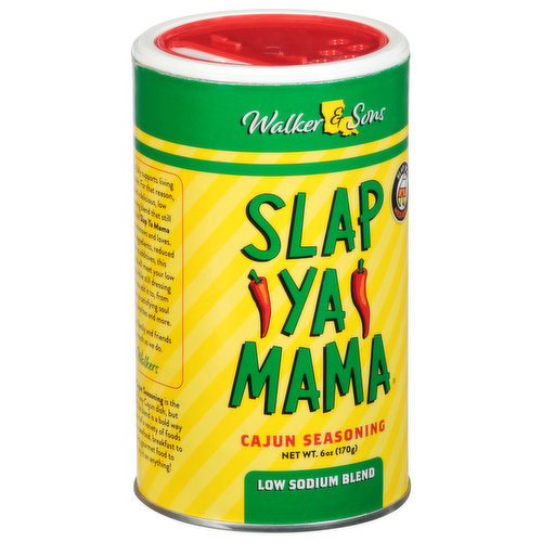 Slap Ya Mama Cajun Blend Low Sodium Seasoning Mix, 6 oz - Kroger