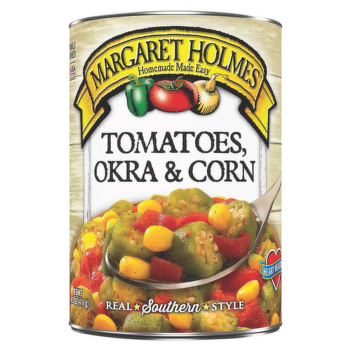 Margaret Holmes Tomatoes, Okra & Corn