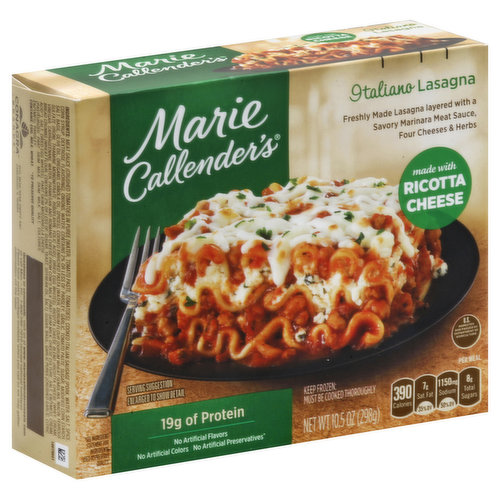 Marie Callender's Lasagna, Italiano