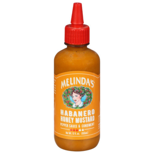 Melinda's Pepper Sauce & Condiment, Habanero Honey Mustard