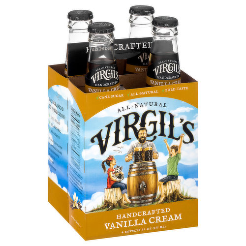 Virgil's Soda, Vanilla Cream, Handcrafted