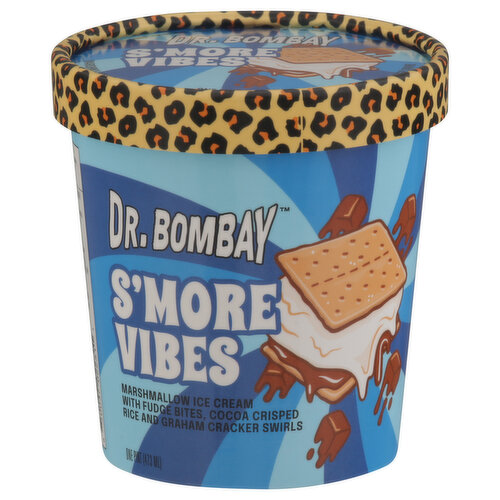 Dr. Bombay Ice Cream, Marshmallow, S'more Vibes