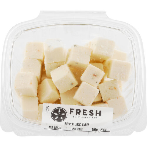 Fresh Pepper Jack Cheese Cubes