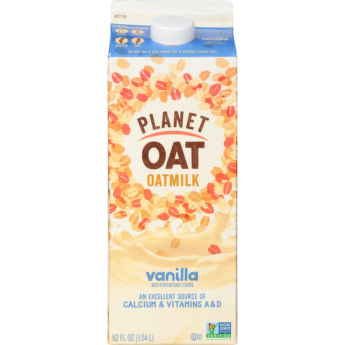 Planet Oat Oatmilk, Vanilla