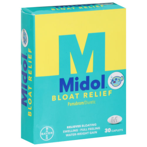 Midol Bloat Relief, Caplets - Brookshire's