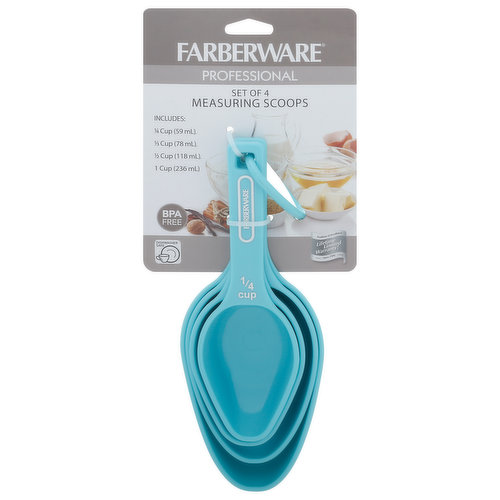 Farberware Fresh Healthy Eating Plastic Set of 5 Measuring Spoons