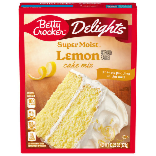 Betty Crocker Cake Mix, Lemon, Delights