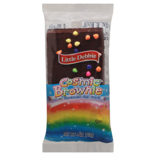 Little Debbie Cosmic Brownie with Chocolate Chip Candy