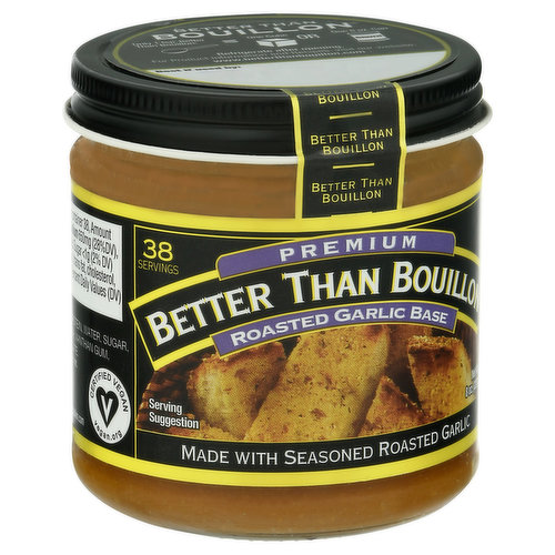 Better Than Bouillon Garlic Base, Premium, Roasted - 3.5 oz