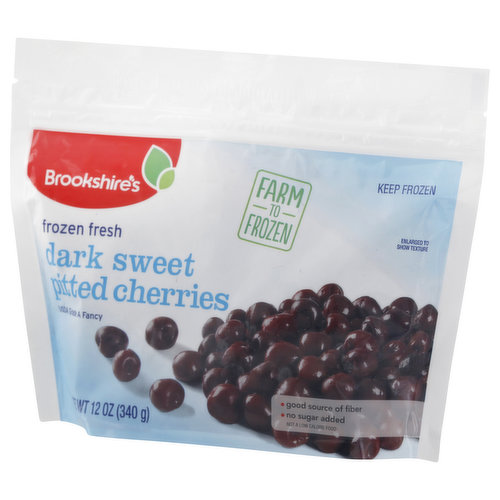 Brookshire's Dark Sweet Cherries, Pitted, Frozen Fresh - Super 1 Foods