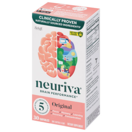 Save on Neuriva Brain Performance Dietary Supplement Capsules