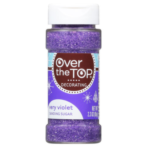 Over the Top Sanding Sugar, Very Violet