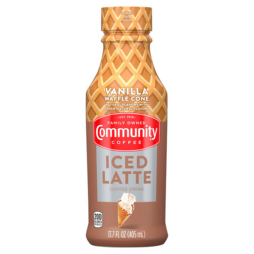 Indulge in the sweet, creamy pick-me-up you crave. Savor this sweet iced latte, inspired by the rich, creamy taste of homemade vanilla ice cream in a freshly baked waffle cone. This ready to drink coffee contains 13.7 fl oz. Perfect for mornings, on-the-go, or anytime you crave a sweet treat.