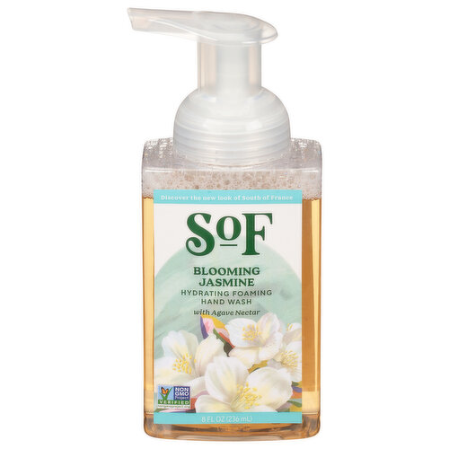 SOF Handwash, with Agave Nectar, Hydrating, Foaming, Blooming Jasmine